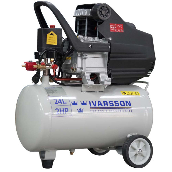 IVARSSON - COMPRESOR HORIZONTAL 2HP - 24 LTS. / 120V