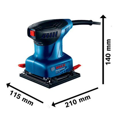 GSS 140 BOSCH - LIJADORA PALMA 1/4" 220W. - ALCOSTEC