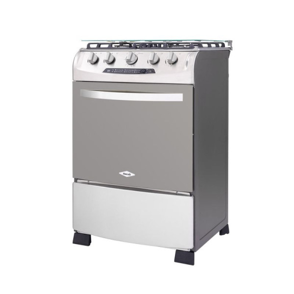 COCINA 4Q. 24" ACERO INOX.- E.E. - GRILL ELECTRICO - PARRILLAS DE HIERRO FUNDIDO