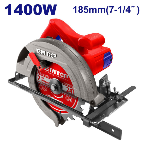 SIERRA CIRCULAR INDUSTRIAL 1400W 7 1/4" 4800RPM - EMTOP