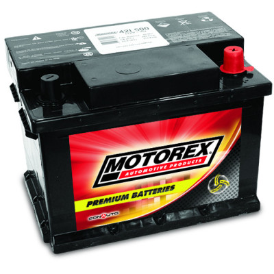 BATERÍA MOTOREX 42I500: 12 VOLTIOS, 315 CCA A 22° - | COMPRA EN ALCOSTEC.COM