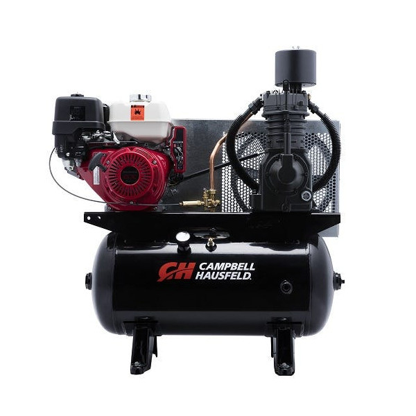 COMPRESOR CAMPBELL 13HP MOTOR HONDA A GASOLINA HORIZONTAL 30 GALONES | ALTO RENDIMIENTO