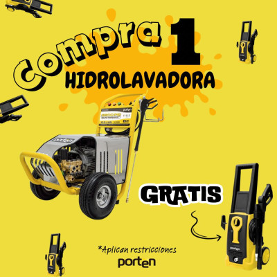 COMBO HIDROLAVADORA PORTEN PHI-4MC/PHI-0216 | ALCOSTEC