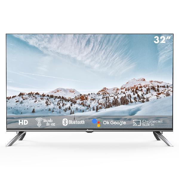 TELEVISOR GOOGLE TV HD 32" RIVIERA RLED-GLT32TPXM | DISEÑO ELEGANTE Y FUNCIONAL