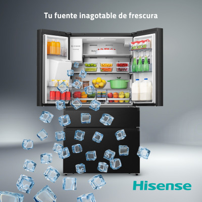 REFRIGERADORA FRENCH DOOR HISENSE HS-RF46IB6A INVERTER | ALCOSTEC