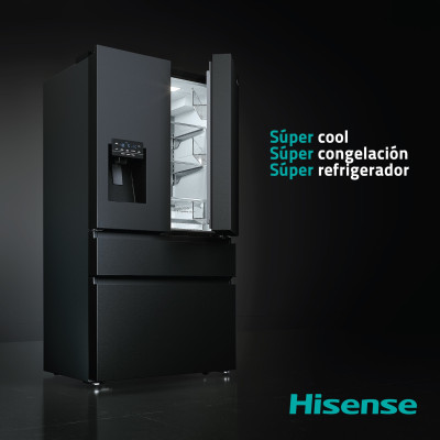 REFRIGERADORA FRENCH DOOR HISENSE HS-RF46IB6A INVERTER | ALCOSTEC