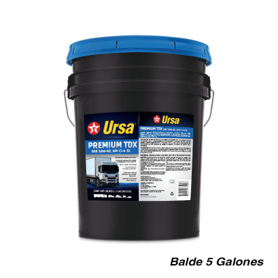 ACEITE PARA MOTOR DIESEL URSA PREMIUM TDX 15W40 ISOSYN | ALCOSTEC