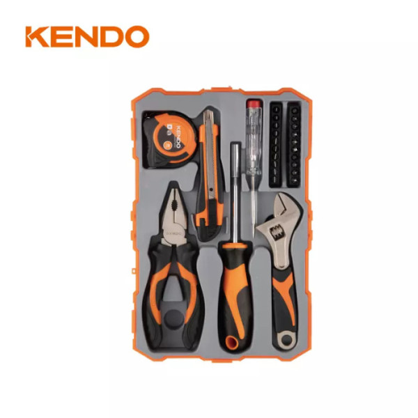KIT DE 26 HERRAMIENTAS KENDO PARA EL HOGAR - CALIDAD Y VERSATILIDAD EN UN SOLO JUEGO