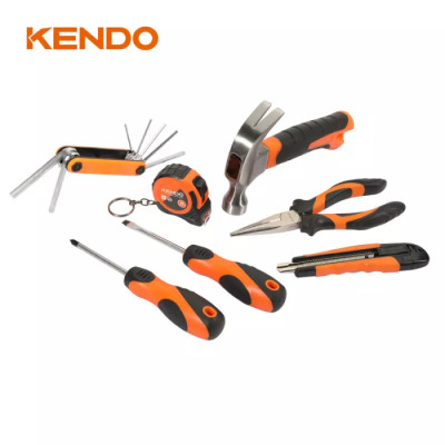 KIT DE HERRAMIENTAS KENDO – 13 PIEZAS PARA REPARACIONES Y BRICOLAJE EN EL HOGAR KIT DE HERRAMIENTAS KENDO – 13 PIEZAS PARA REPARACIONES Y BRICOLAJE EN EL HOGAR