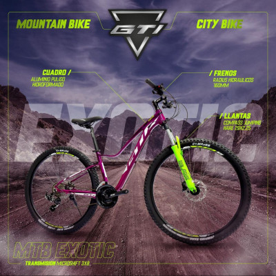 BICICLETA EXOTIC ARO 29 GTI – TERRENO MIXTO | ALCOSTEC