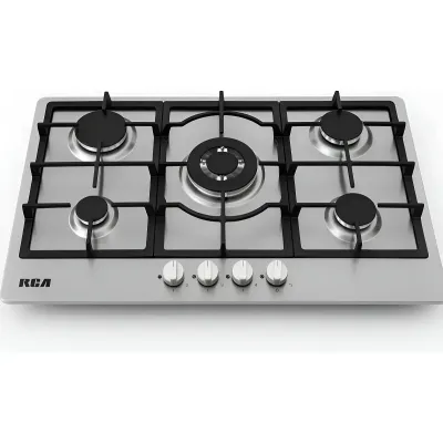 Encimera a Gas RCA de 90cm | 5 Quemadores en Acero Inoxidable para una Cocina Moderna y Eficiente Encimera a Gas RCA de 90cm | 5 Quemadores en Acero Inoxidable para una Cocina Moderna y Eficiente