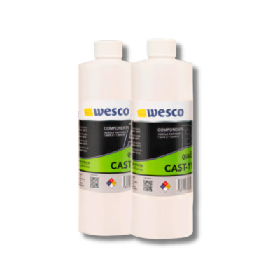 KIT DE RESINA EPÓXICA SUPERCAST11 WESCO – RESINA + CATALIZADOR 1:1 1000GR | ALCOSTEC