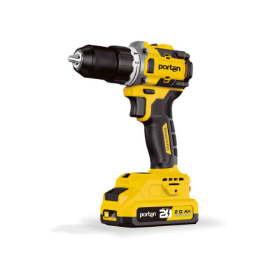 TALADRO DE IMPACTO INALÁMBRICO PORTEN 1/2" 20V 0–1800 RPM SIN CARBONES