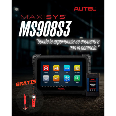 SCANNER AUTOMOTRIZ PROFESIONAL AUTEL + COMPROBADOR DE CIRCUITO ELÉCTRICO PARA DIAGNÓSTICO VEHICULAR