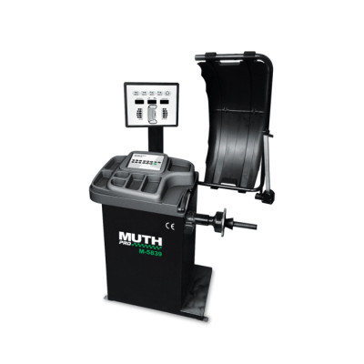 BALANCEADORA AUTOMÁTICA DE LLANTAS 24" CON LÁSER MUTH PARA TALLER AUTOMOTRIZ