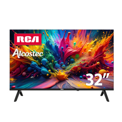 SMART TV RCA 32 PULGADAS HD ANDROID 11 GOOGLE TV CON CONTROL DE VOZ LED32RCA683GT NEGRO