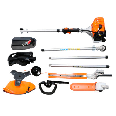 PODADORA MULTIFUNCIÓN AGRÍCOLA PORTEN 43CC CON SIERRA, NYLON Y CORBATÍN A GASOLINA