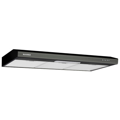 CAMPANA EXTRACTORA MASTERMAID AURORA 90CM NEGRO MATE 3 VELOCIDADES