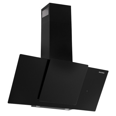 CAMPANA EXTRACTORA FLAT TOUCH NEGRA 90CM MASTERMAID DECORATIVA PARA COCINA