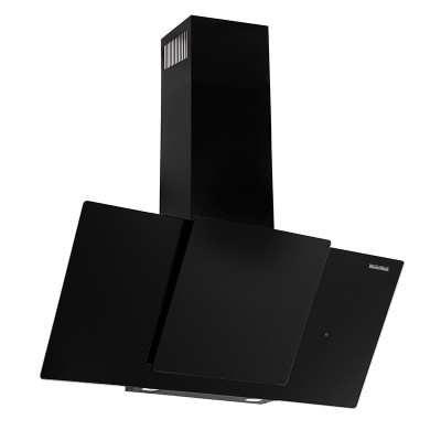 CAMPANA EXTRACTORA FLAT TOUCH 70CM MASTERMAID VIDRIO NEGRO PARA COCINA