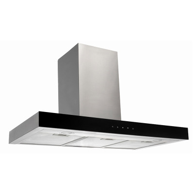 CAMPANA EXTRACTORA MASTERMAID BOLD TOUCH 90CM NEGRA PANEL TÁCTIL