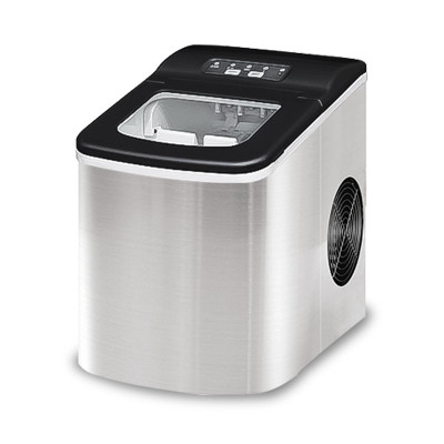 FÁBRICA DE HIELOS 12 KG POR DÍA DE ACERO INOXIDABLE MASTERMAID – MÁQUINA DE HIELO COMPACTA