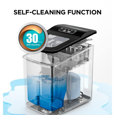 FÁBRICA DE HIELOS 12 KG POR DÍA DE ACERO INOXIDABLE MASTERMAID – MÁQUINA DE HIELO COMPACTA