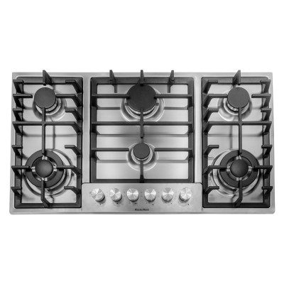 COCINA A GAS MASTERMAID 91X51CM CON 4 QUEMADORES + 2 TRIPLE LLAMA