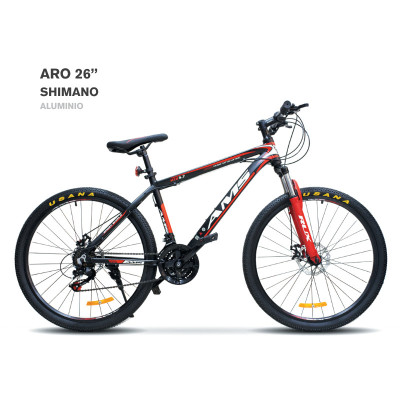 BICICLETA ARO 26  AMS ALUMINIO SHIMANO