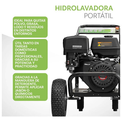 Hidrolavadora Industrial a Gasolina 13HP 3600 PSI | Ecuador