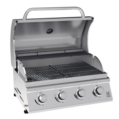 BBQ A GAS MASTERMAID 4 QUEMADORES DE ACERO INOXIDABLE