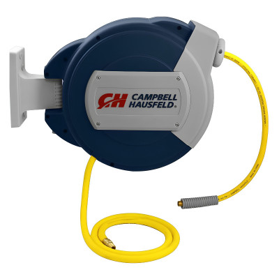 CARRETE RETRÁCTIL CAMPBELL CON MANGUERA HÍBRIDA DE AIRE 15,24 M (50 FT) X 3/8