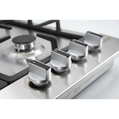 Cocina Ziente Mastermaid 60x50 cm Acero Inoxidable 4 Quemadores | Alcostec