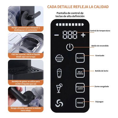 Máquina de Bebidas Granizadas Slushi Mastermaid | ALCOSTEC