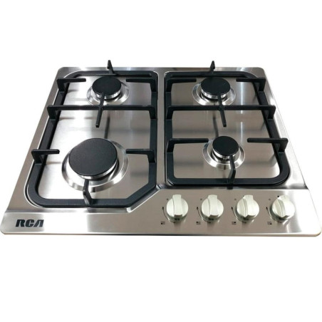 ENCIMERA A GAS INOX DE 60CM: 4 QUEMADORES EFICIENTES PARA UNA COCINA MODERNA